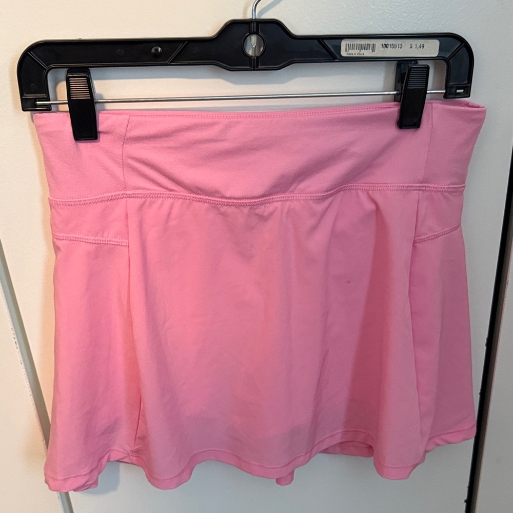 Active Girls Pink Skort with Built-In Shorts